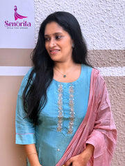 A SHIMMER PASTEL SHADE DRESS SM026