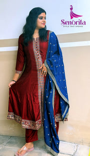 A ANARKALI DRESS GEORGETTE SM028