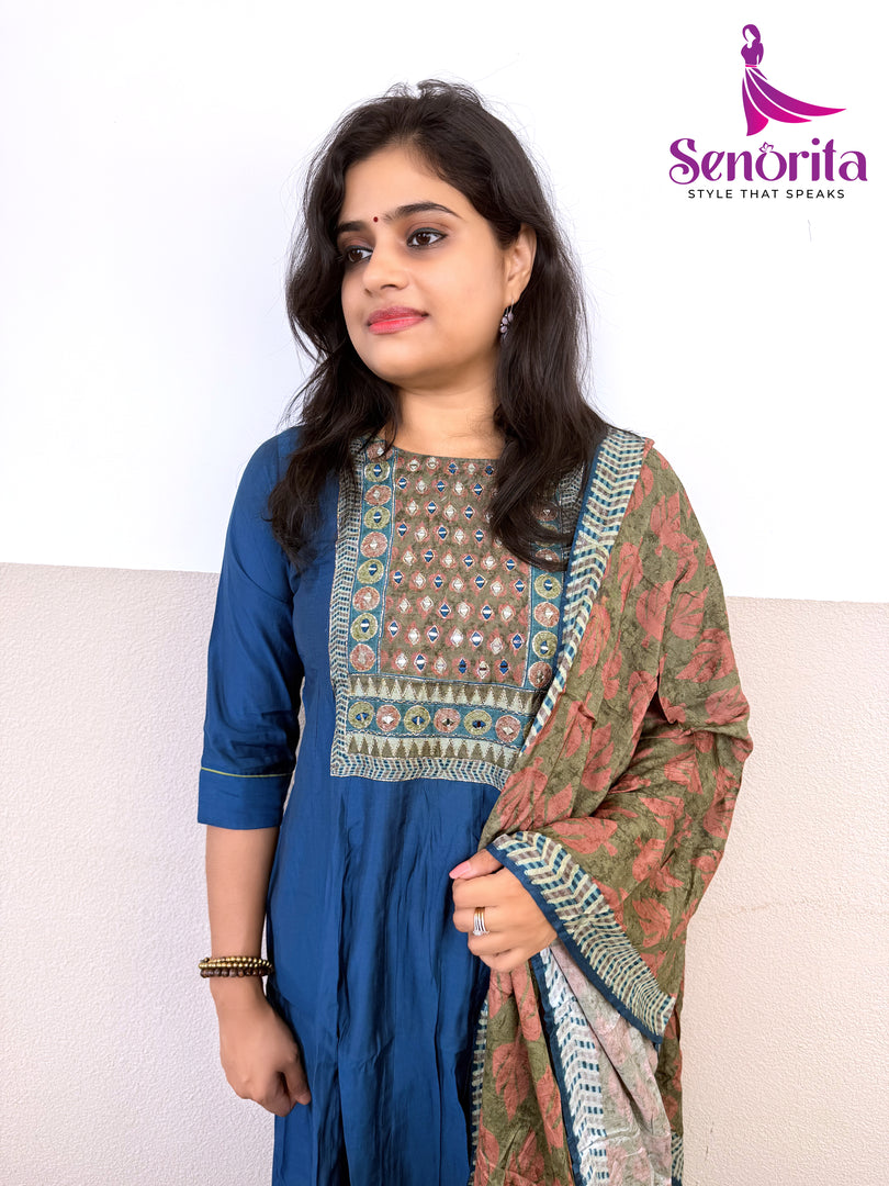 LINEN SILK DRESS SM031